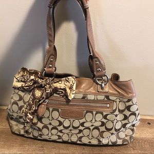 Coach Signature Penelope Satchel Brown